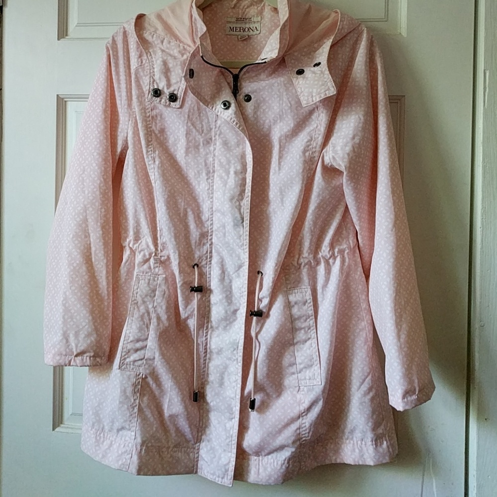 Blush Pink Rain Jacket